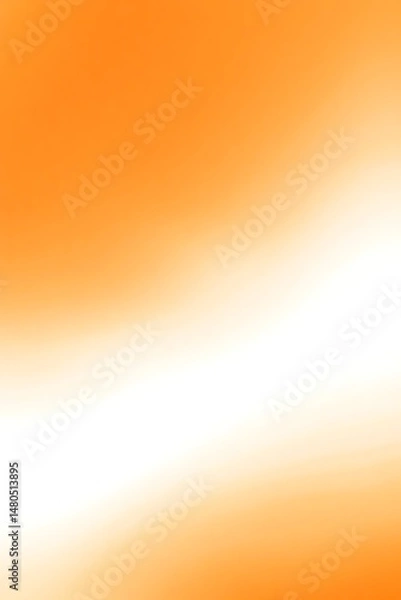 Fototapeta Gradient of Orange and White Simple Background