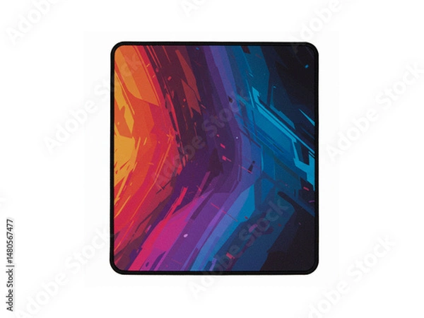 Obraz Mouse pad gamer isolated on white background.