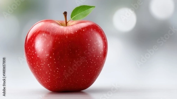 Obraz Fresh Red Apple Healthy  Juicy  and Delicious Fruit