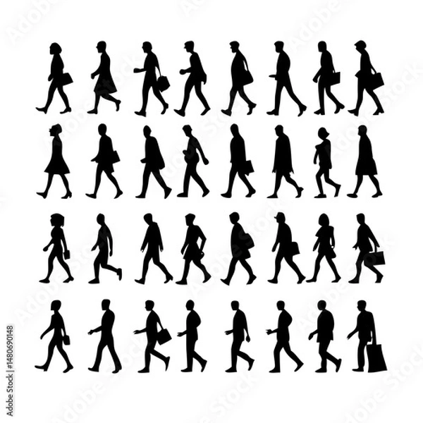 Obraz 25 People: A Dynamic Set of Diverse Figures