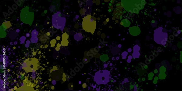 Fototapeta Rainbow Watercolor Background. watercolor scribble texture. Background with colorful Vibrant Watercolor Splash Pattern with Seamless. Ink and paint splash pattern on a white background.	
