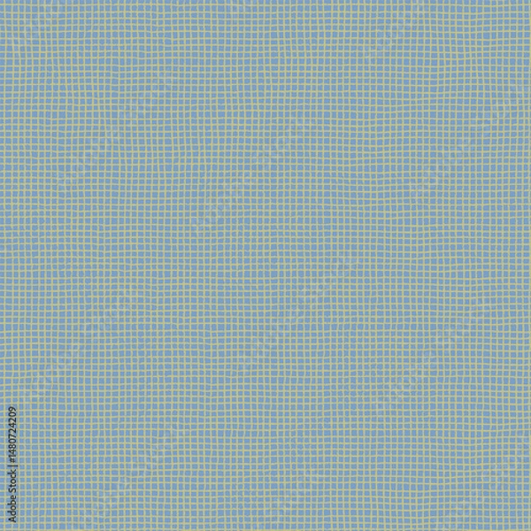 Obraz Seamless checkered repeating pattern with hand drawn very small cell or mesh for wrapping paper, surface design and other design projects