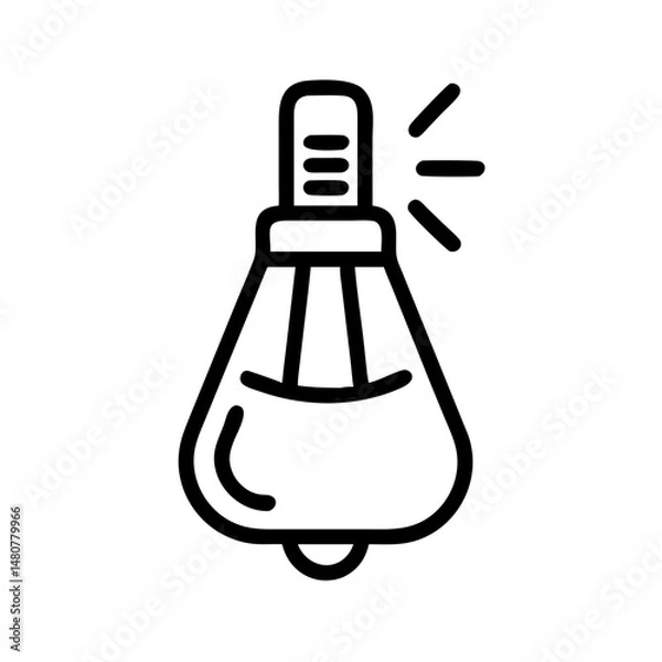 Fototapeta Icon of a Light Bulb