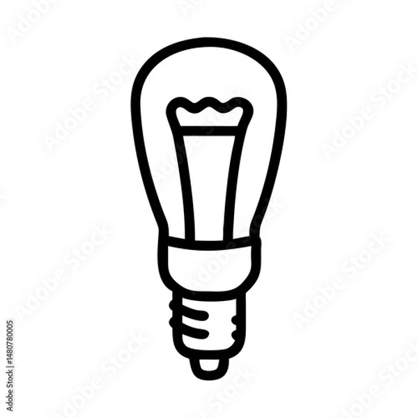 Fototapeta Icon of a Light Bulb
