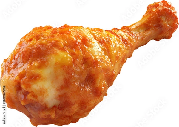 Fototapeta Golden fried chicken legs