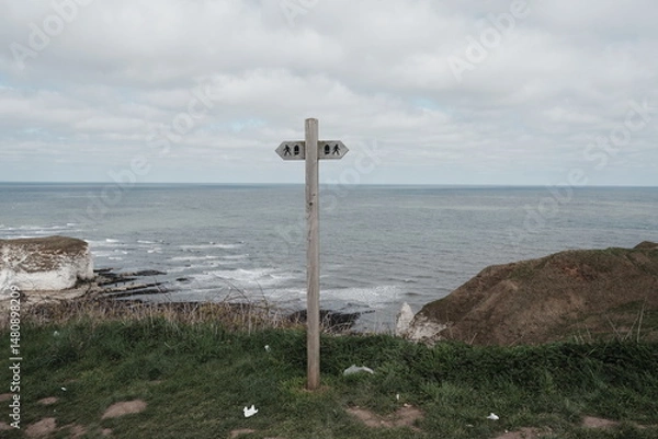 Obraz Signpost at the beach