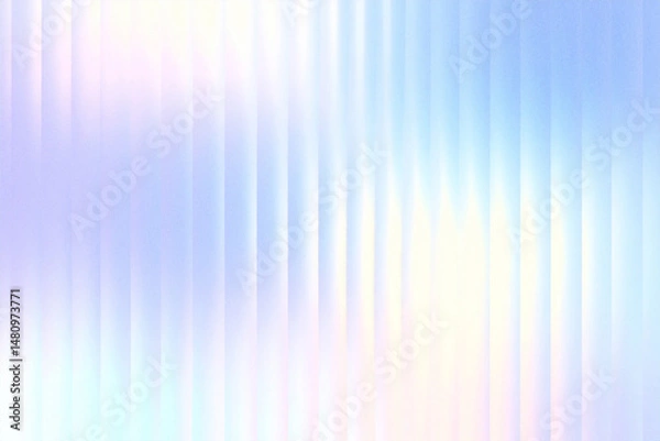 Obraz Pastel Fluted Glass Texture. Abstract Vertical Gradient Background.