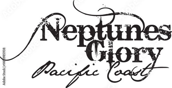Fototapeta neptune glory text