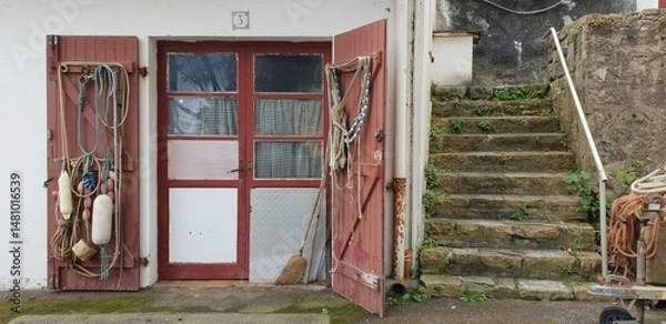 Obraz old abandoned house