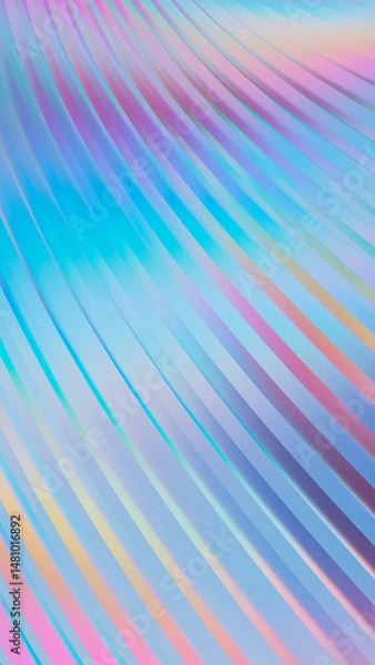 Fototapeta Abstract retro neon background. Vintage rainbow Abstract background. 3d rendering illustration not AI 
