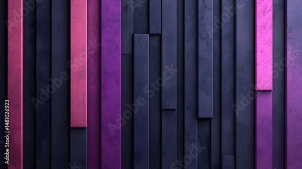 Obraz Grungy Abstract Texture with Vertical Purple and Pink Lines
