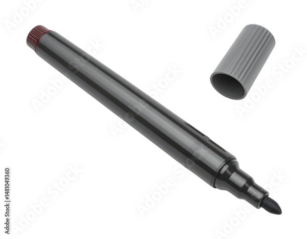 Obraz Black Marker Pen: Design & Transparency