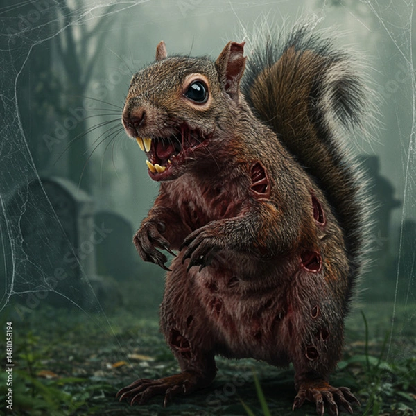 Obraz Zombie Squirrel
