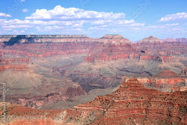 Obraz The Amazing Grand Canyon in Arizona - Panoramic views of the south rim landscapes on a sunny day.