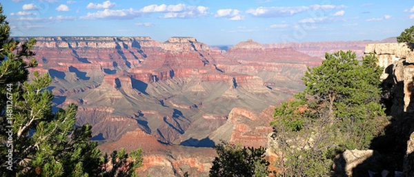 Obraz The Amazing Grand Canyon in Arizona - Panoramic views of the south rim landscapes on a sunny day.