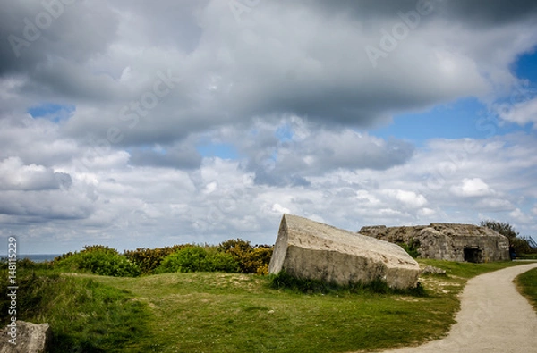 Fototapeta la Pointe du Hoc in Criqueville sur Mer