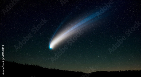 Obraz Celestial wanderer graces the night sky