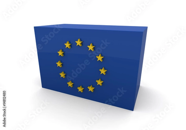 Obraz European Union Flag block