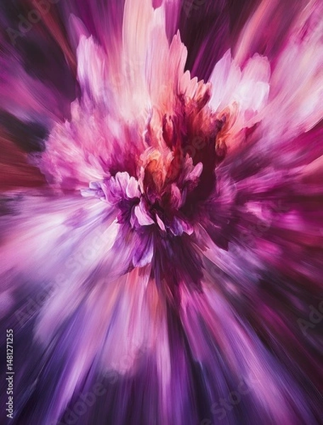 Obraz Abstract flower explosion