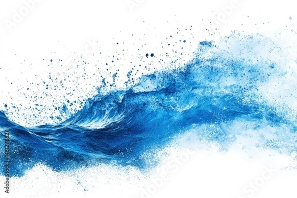 Obraz Abstract ocean wave splash