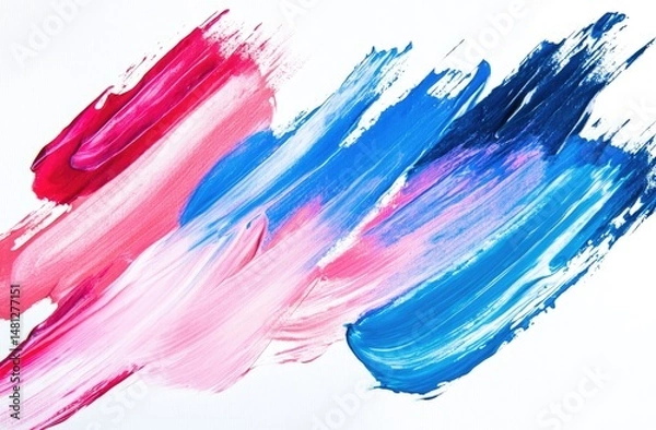 Obraz Vibrant brushstrokes of color
