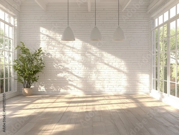 Obraz Bright, airy room with natural light