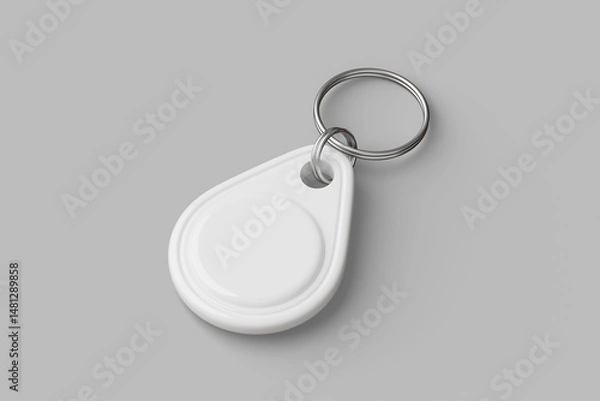 Obraz Keychain Mockup. 3D Render