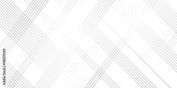 Obraz Vector gradient gray line abstract pattern Transparent monochrome striped texture, minimal background. Abstract background wave line elegant white striped diagonal line technology concept web texture.