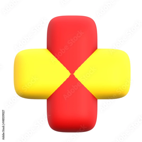 Obraz 3d health logo