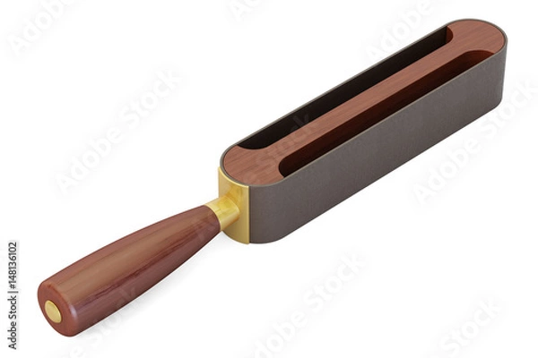 Fototapeta leather razor strop, 3D rendering