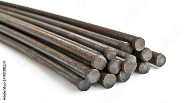 Obraz Rusty metal rods