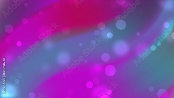 Fototapeta Digital graphic design featuring vibrant colors, swirling patterns, and glowing light effects.  It is a dynamic and colorful background.