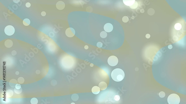 Fototapeta Serene, abstract background showcases a blend of pastel colors and soft bokeh effects.  The design features flowing shapes and subtle textures.