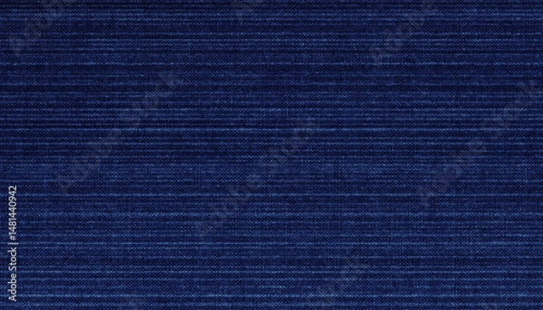 Fototapeta 横に色落ちした藍染めの道着、粗い生地のグラデーション