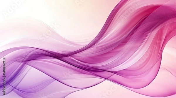 Fototapeta Abstract background in shades of blue ,Abstract elegant background design with space for your text, Pink wave isolated on a white background