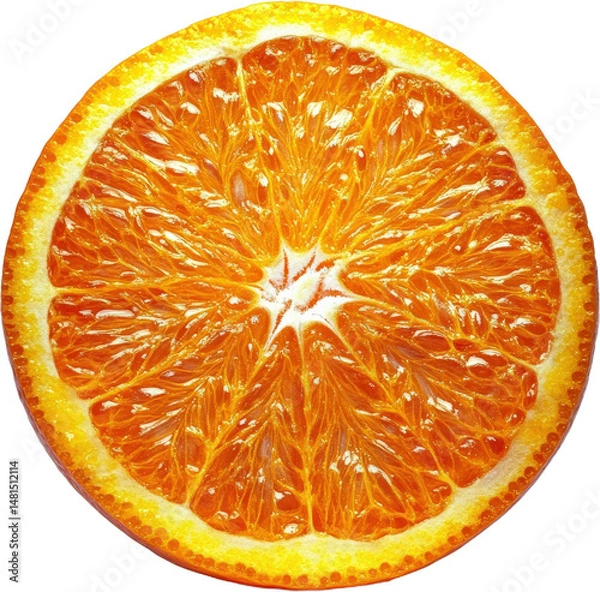 Obraz Close-up View of Orange Slice