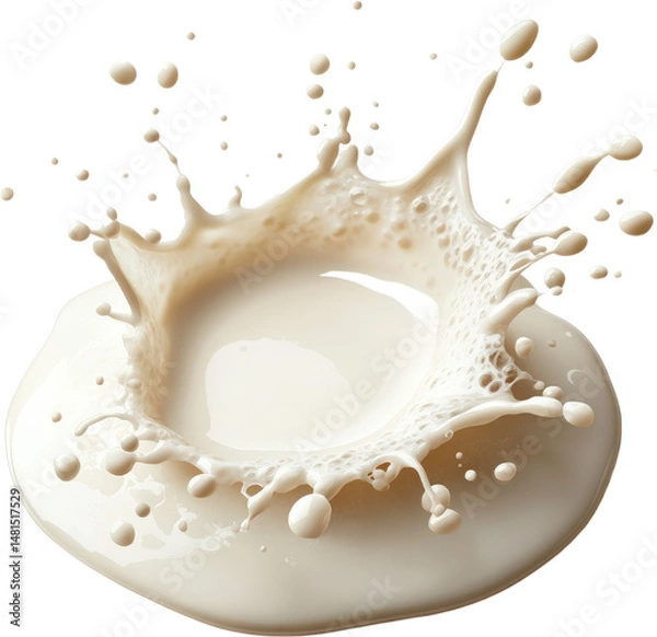 Obraz Creamy Milk Splash Art