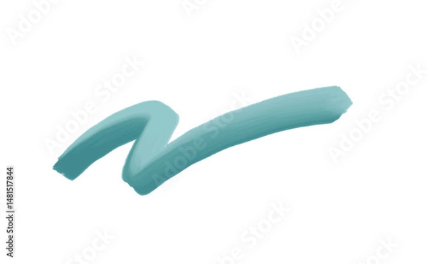 Obraz 水彩手書きのチェックマークのベクターイラスト