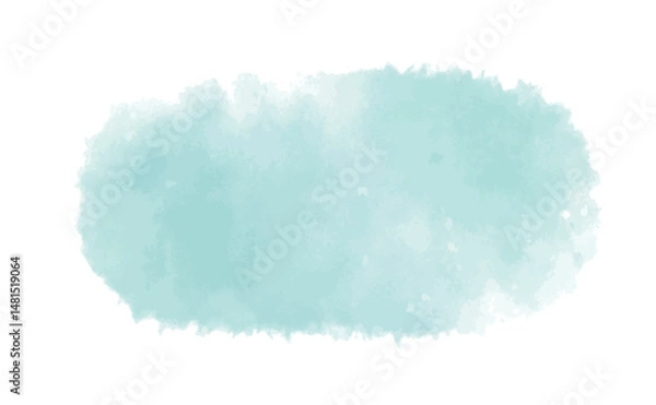 Obraz カラフルな水彩の吹き出し　あしらいのベクターイラスト