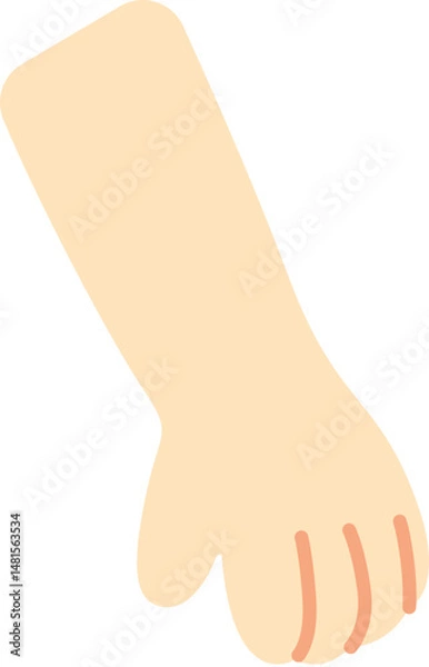 Fototapeta 팔 일러스트