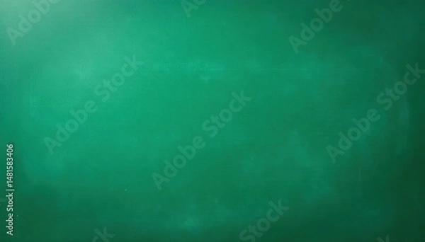 Fototapeta Green chalkboard background with textured surface, green background, chalkboard, green