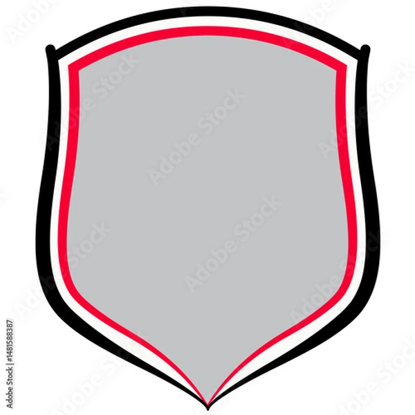 Obraz shield football logo