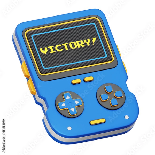 Fototapeta Handheld video game