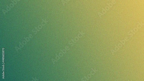 Obraz Green to Yellow Gradient grain Background Image
