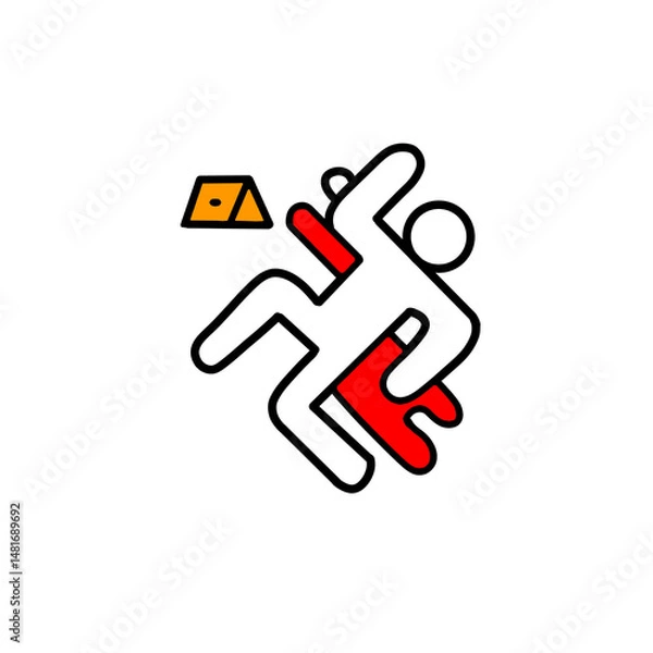 Fototapeta Crime scene icon