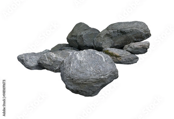 Obraz Realistic Rock Textures - Transparent Background