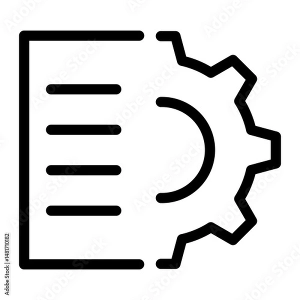 Fototapeta SEO and Web Optimization. SEO Audit vector icon illustration