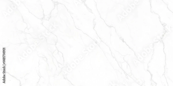 Fototapeta Elegant White Marble Texture Clean Smooth Minimalist Background with Subtle Gray Veining Perfect for Design Projects