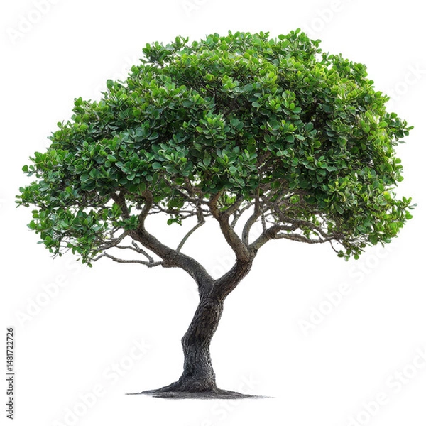 Fototapeta Carob Tree isolated on transparent background