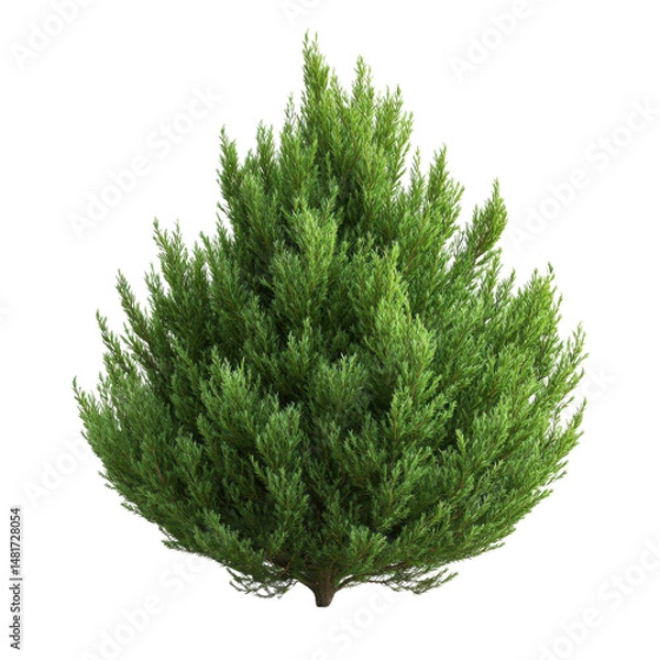 Obraz Cypress Tree isolated on transparent background